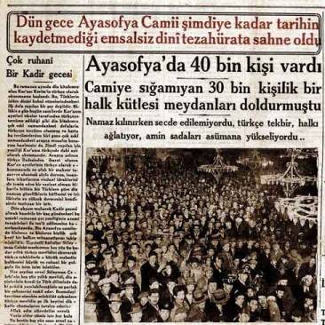 Cumhuriyet Gazetesi 3 Şubat 1932